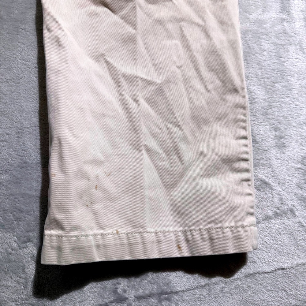 Eddie Bauer Mens Cargo Pants 36x34 Khaki Cotton Twill Straight Leg Outdoor - Picture 3 of 12